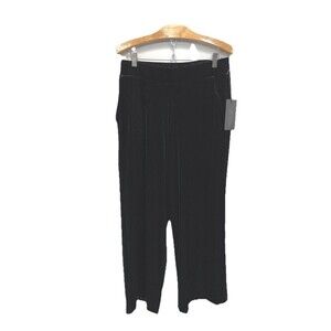 Rachel Zoe Black Velvet High Rise Wide Leg Pull On Pants New Women’s Size M